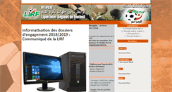Desktop Screenshot of lirf.org.dz